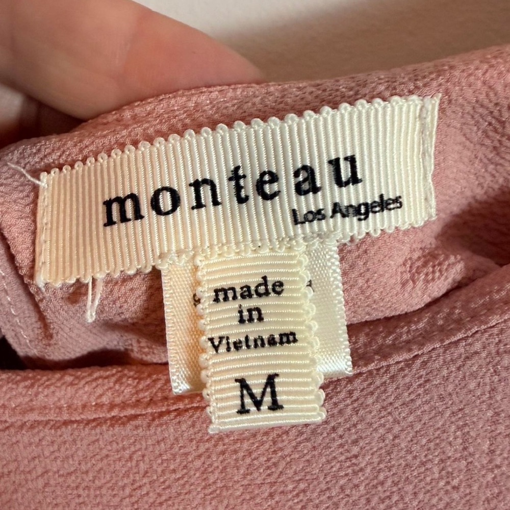 Pink Ruffle Sleeve Top - Picture 5 of 5